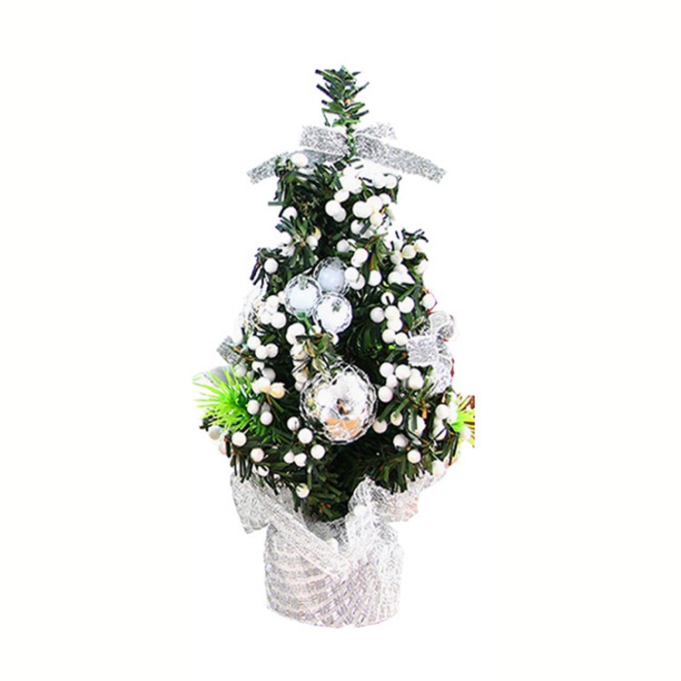 20 Centímetros De Mini Plataforma De Desktop Crianças Presentes Decoração Natal Árvore De Natal - Branco-5