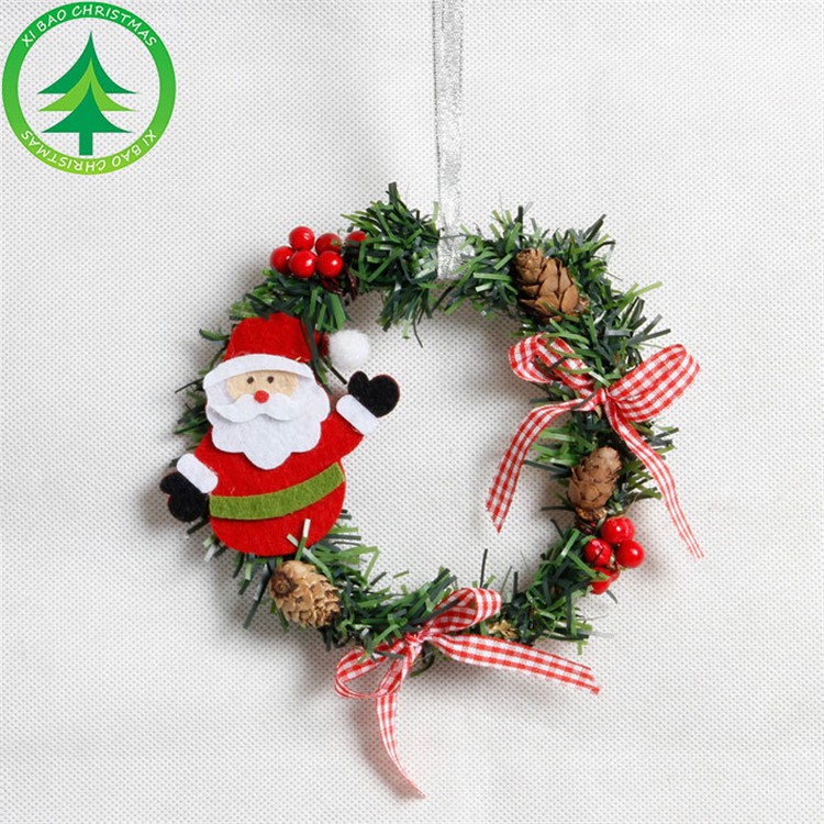 Natal PVC Decoração Do Boneco De Neve Decoração De Papai Noel Guirlanda - Papai Noel-1