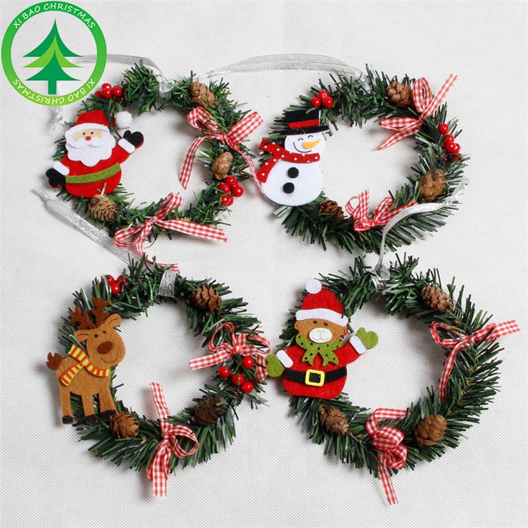 Natal PVC Decoração Do Boneco De Neve Decoração De Papai Noel Guirlanda - Papai Noel-2