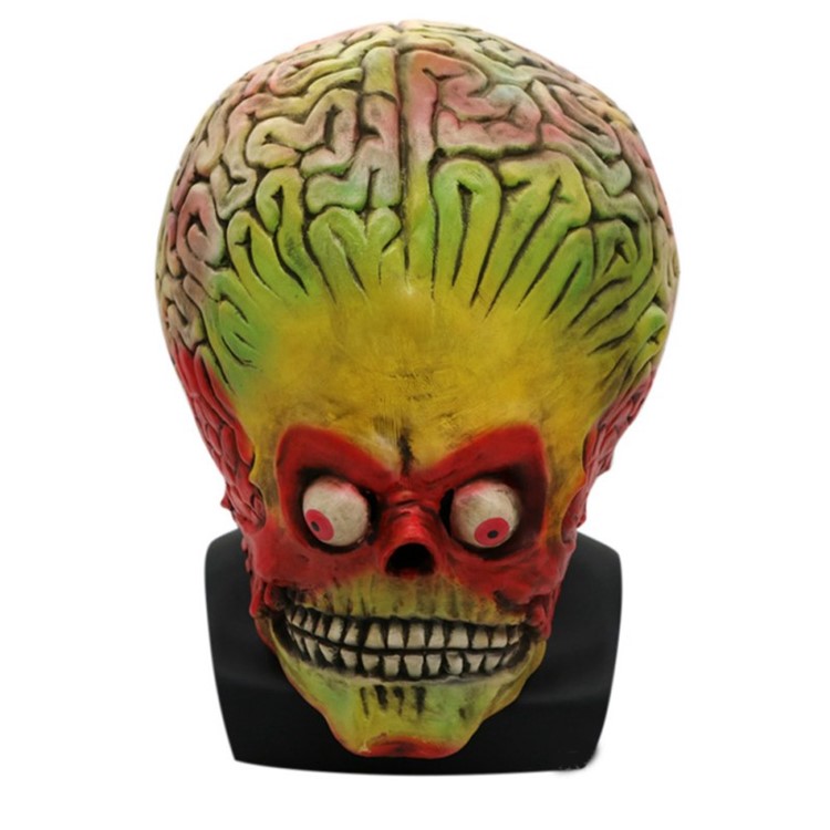 Latex Halloween Skull Horror Ball Party Aliens Mask-1