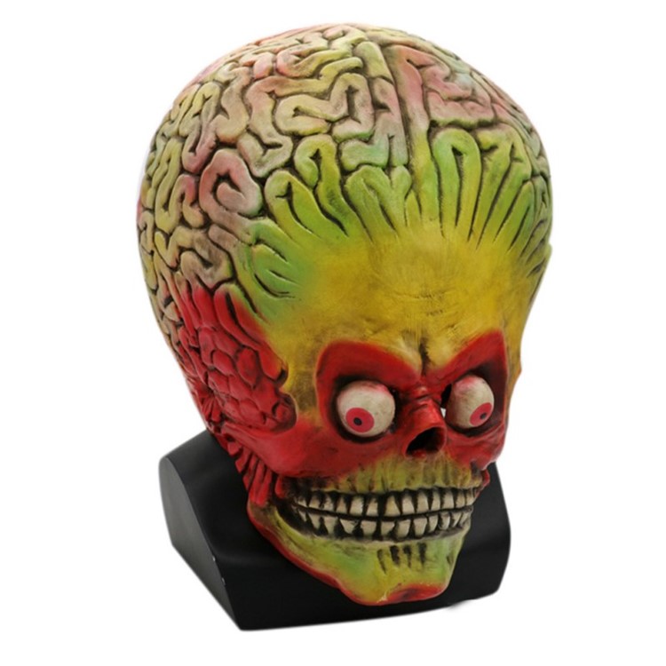 Latex Halloween Skull Horror Ball Party Aliens Mask-2