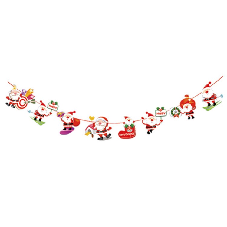 Merry Christmas Banner Rustic Chirstmas Decor Wall Hanging