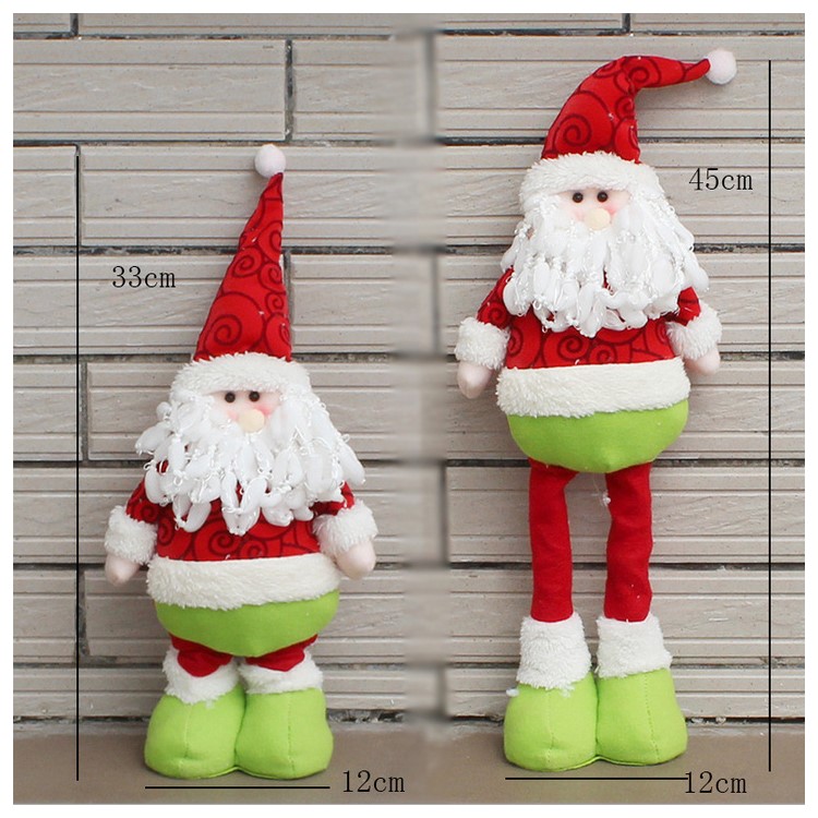 Fashion Retractable Doll Christmas Ornament - Santa Claus-1