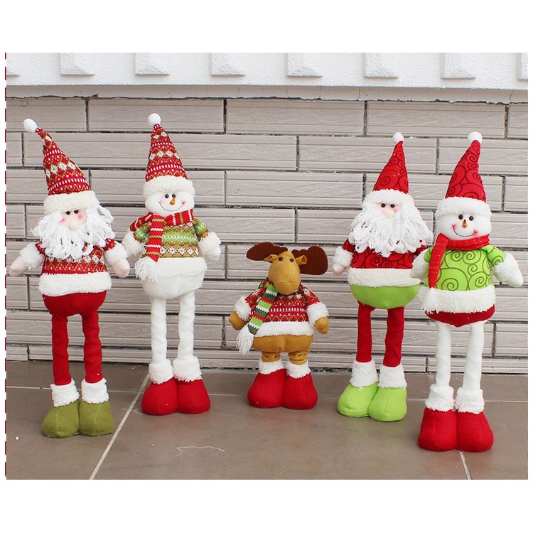Fashion Retractable Doll Christmas Ornament - Santa Claus-6