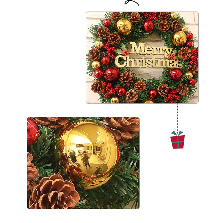 Christmas Pine Garland Decor Decoration Tree Ornament for Home Hotel Shopping Mall-4