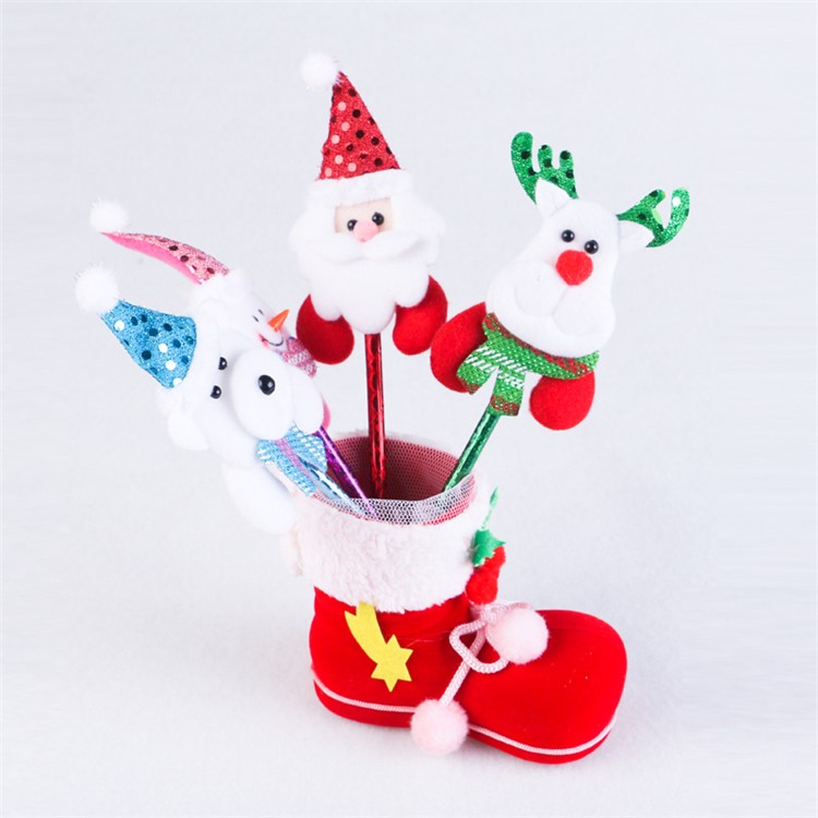 Christmas Candy Sweets Carrying Boots Gifts Storage Shoes Festival Decor, Size: 13 x 7 x 10cm - M Size / Red-4