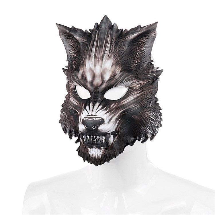 Halloween Carnival Party Make-up Ball EVA Half-Faced Animal Wolf Mask-6