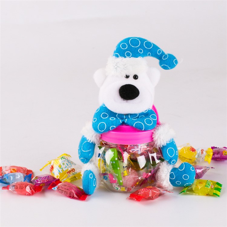 Christmas Style Plastic Candy Container Jar Biscuit Box - Santa Claus-5