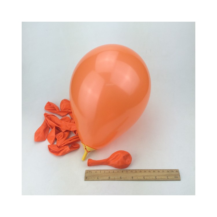 100Pcs/Set 10 Inch Thicken 1.5G Pearl Balloons for Party Wedding Decoration - Orange-1