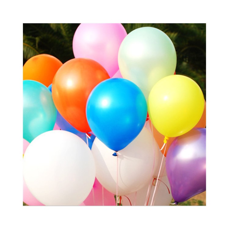 100Pcs/Set Shiny 10 Inch 1.5G Pearlescent Balloons for Party Wedding Decoration - Dark Purple-6