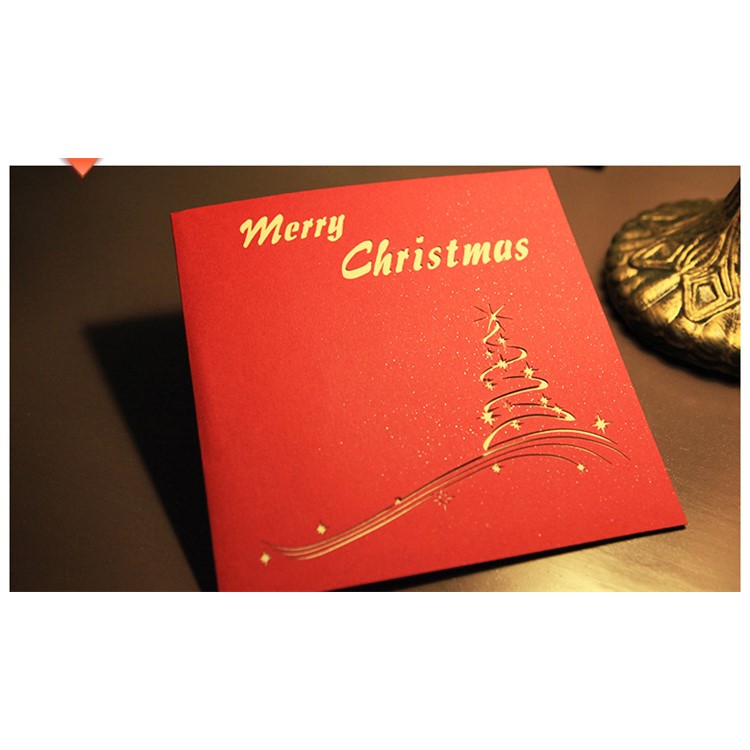 3D Christmas Tree Greeting Card Papercraft Stereoscopic Card-10