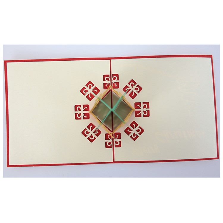 3D Christmas Tree Greeting Card Papercraft Stereoscopic Card-8