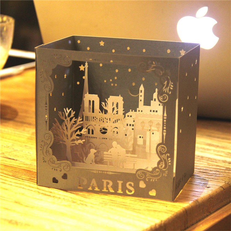 Pairs Elements Pattern 3D Happy Pop Up Greeting Card Holiday Pop Up Cards-2