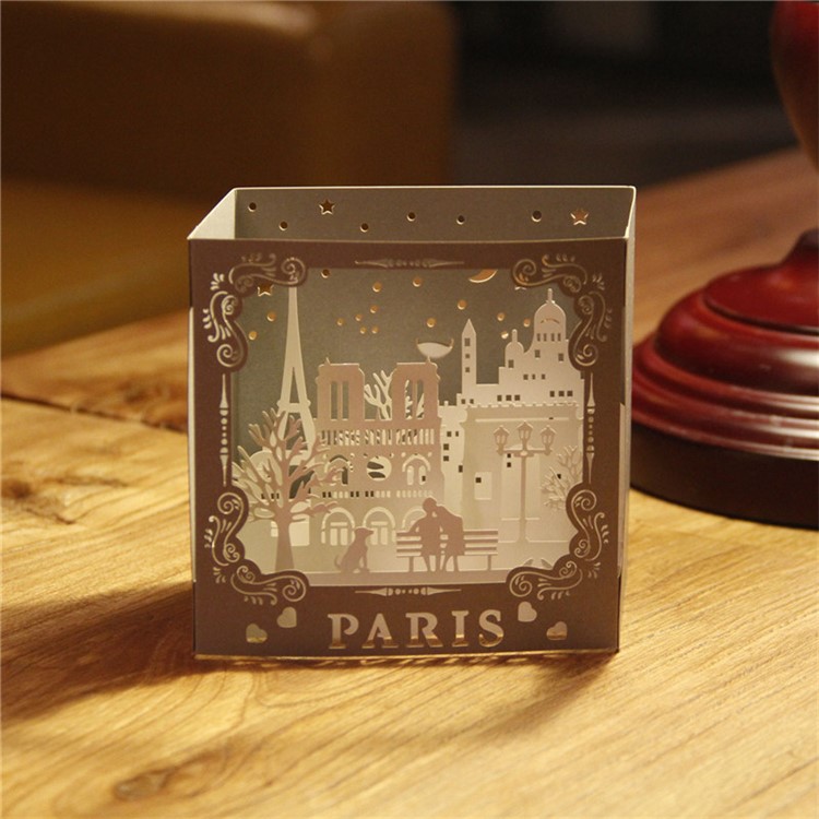 Pairs Elements Pattern 3D Happy Pop Up Greeting Card Holiday Pop Up Cards-4