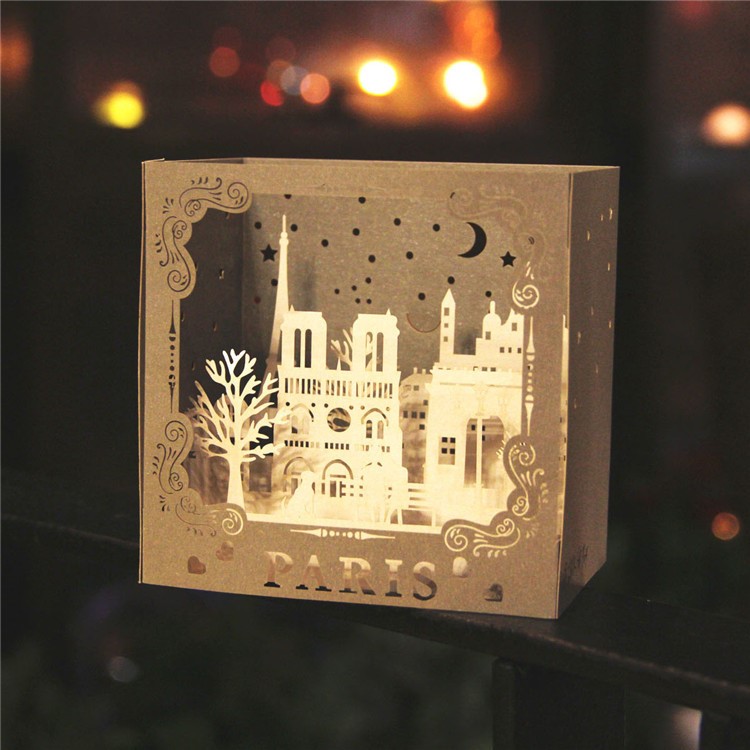 Pairs Elements Pattern 3D Happy Pop Up Greeting Card Holiday Pop Up Cards-6