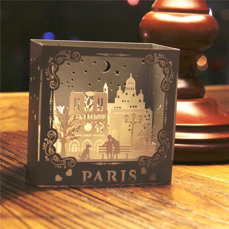Pairs Elements Pattern 3D Happy Pop Up Greeting Card Holiday Pop Up Cards-7