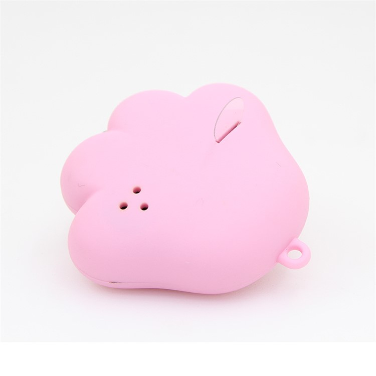 Lovely LED Light Sound Cat Paw Key Chain - Pink-3
