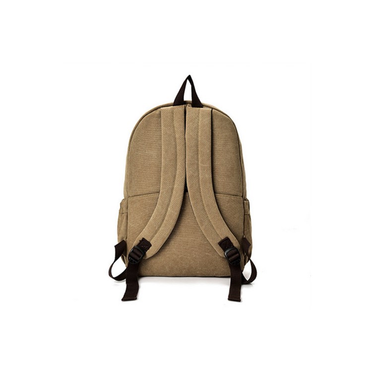 Multi-function Outdoor Bag School Backpack Unisex Travel Bag - Brown-10