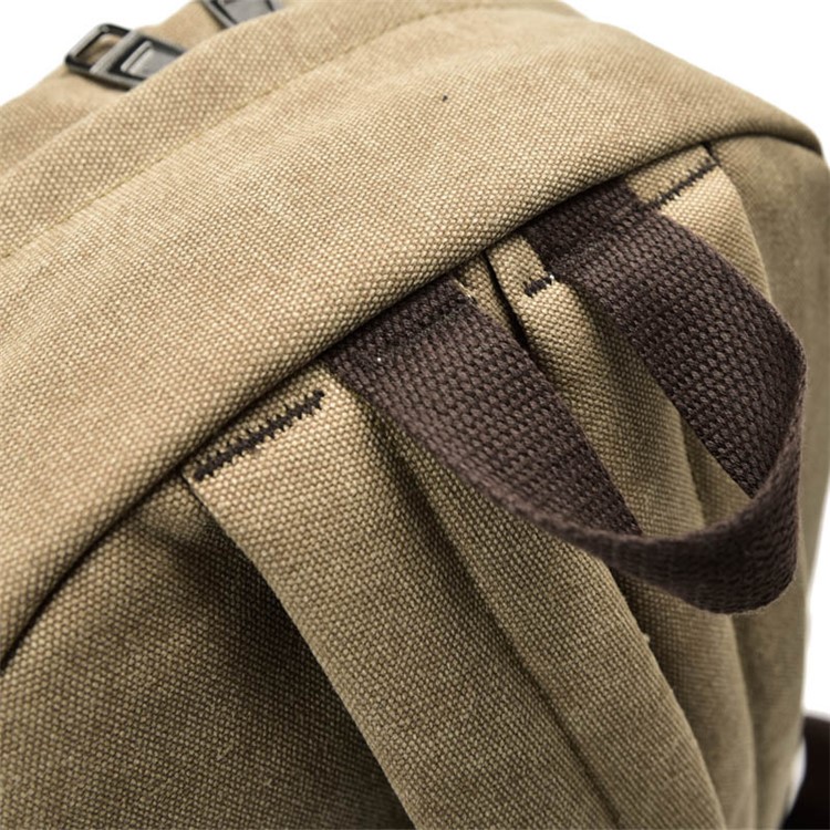 Multi-function Outdoor Bag School Backpack Unisex Travel Bag - Brown-12