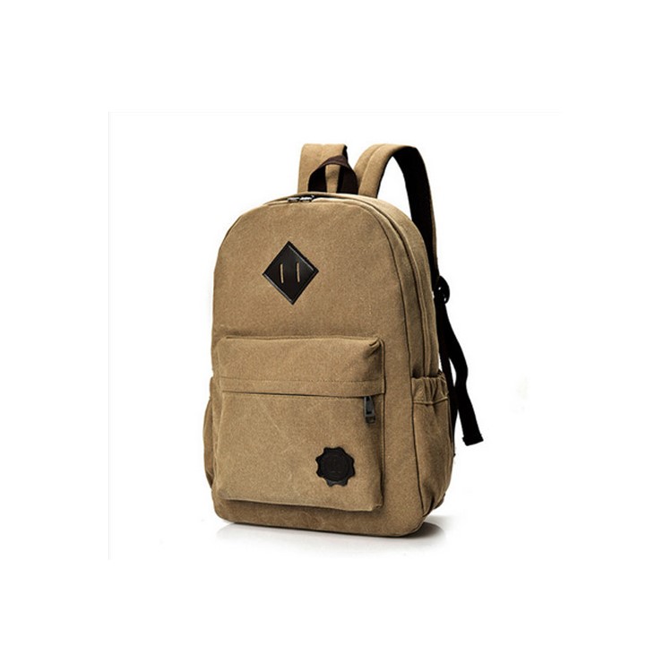 Multi-function Outdoor Bag School Backpack Unisex Travel Bag - Brown-2