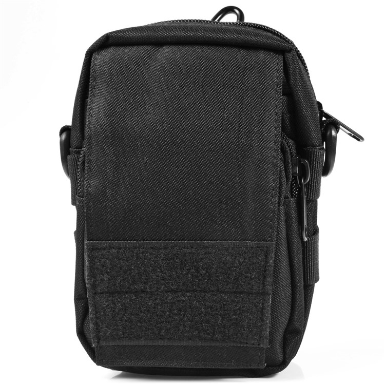 Versatile Portable Package 600D Nylon Waist Bag Outdoor Tactical Waist Pack Bag - Black-2