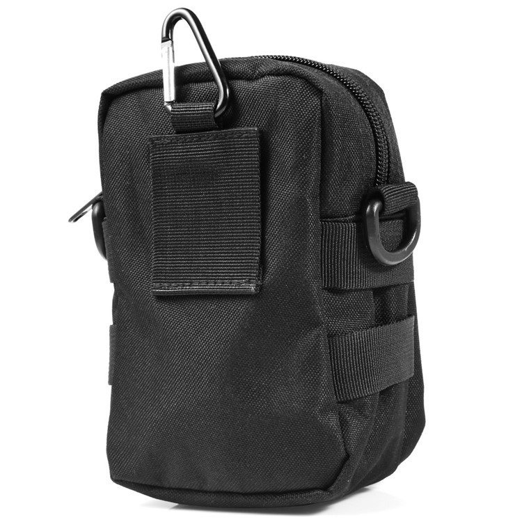Versatile Portable Package 600D Nylon Waist Bag Outdoor Tactical Waist Pack Bag - Black-3