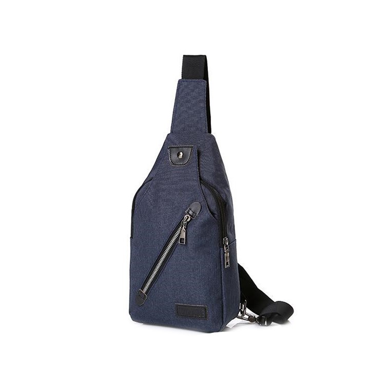 CTSmart Lightweight Multi-functional Crossbody Bag Waterproof Chest Bag Messenger Bag - Dark Blue-1