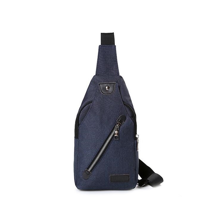 CTSmart Lightweight Multi-functional Crossbody Bag Waterproof Chest Bag Messenger Bag - Dark Blue-2