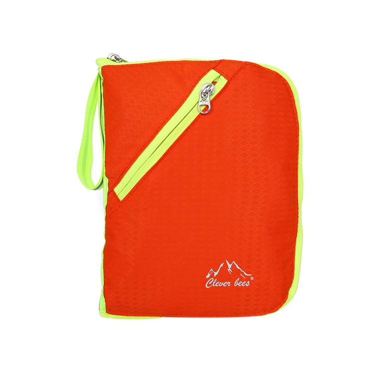 CTSMART Oxford Fabric Climbing Hiking Traveling Luggage Daily Use Duffel Bag - Orange-3