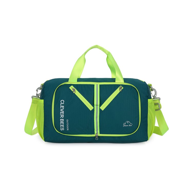 CTSMART Men and Women’s Oxford Fabric Travel Duffel Bag for Climbing Hiking Traveling - Green-2