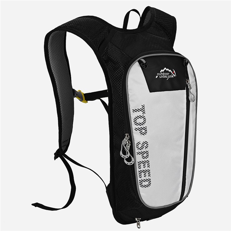 LOCAL LION 558 20L Water Resistant Polyester Backpack with Whistle for Riding Hiking Climbing - Black-1