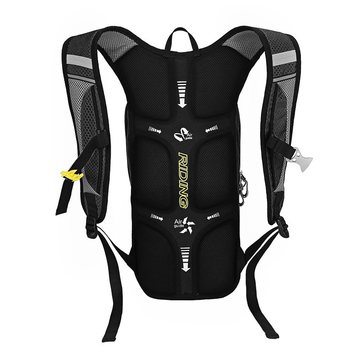 LOCAL LION 558 20L Water Resistant Polyester Backpack with Whistle for Riding Hiking Climbing - Black-3