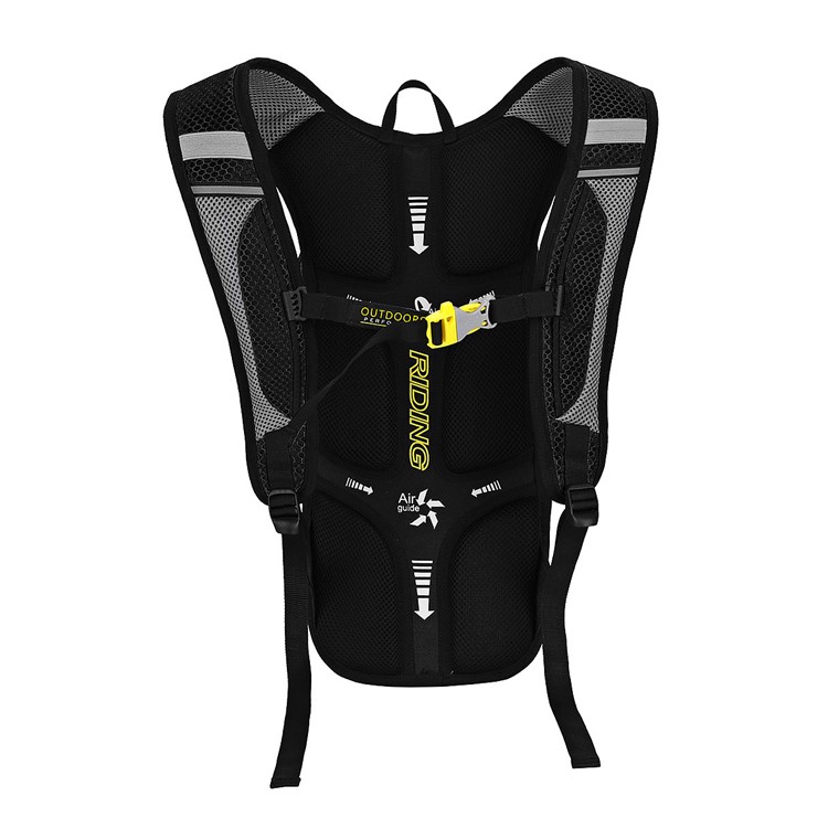 LOCAL LION 558 20L Water Resistant Polyester Backpack with Whistle for Riding Hiking Climbing - Black-4