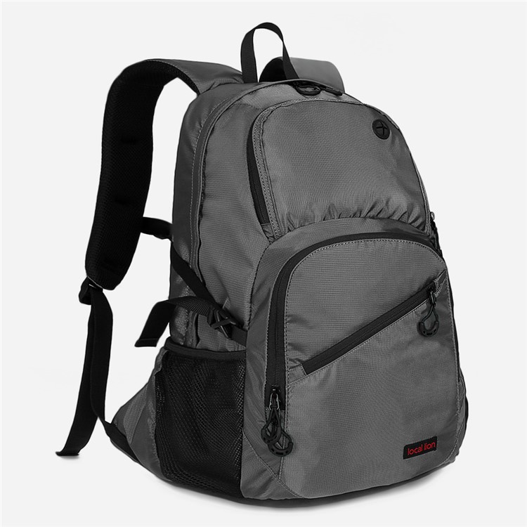 LOCAL LION 560 Outdoor Multi-functional Polyester Breathable 20L Backpack for Hiking Traveling - Grey-4