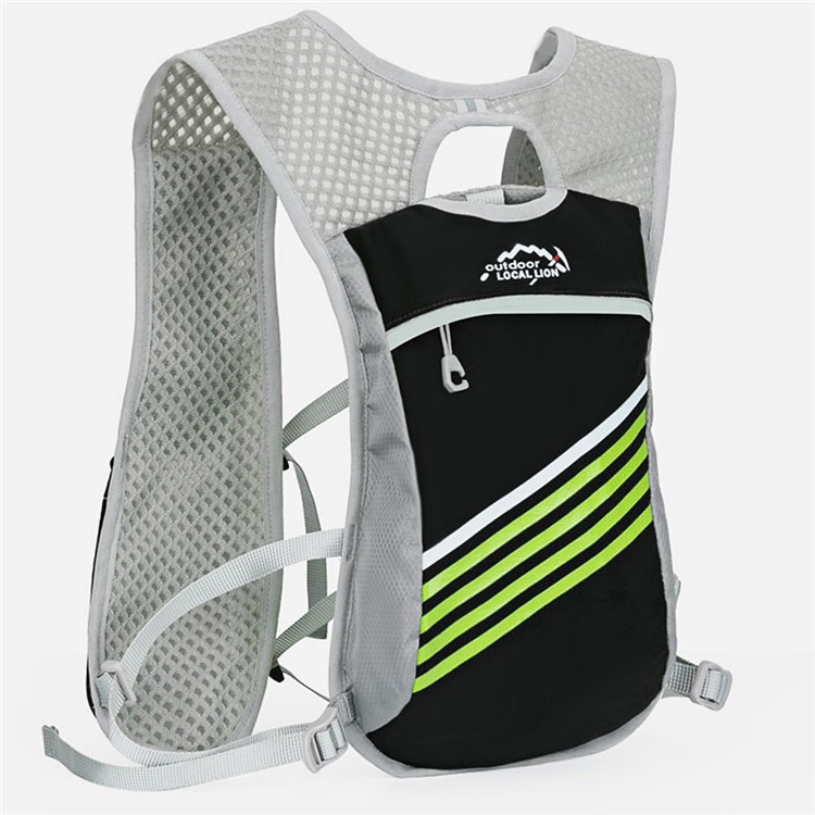 LOCAL LION 567 20L Lightweight Water Resistant Polyester Mountaineering Backpack - Black-1