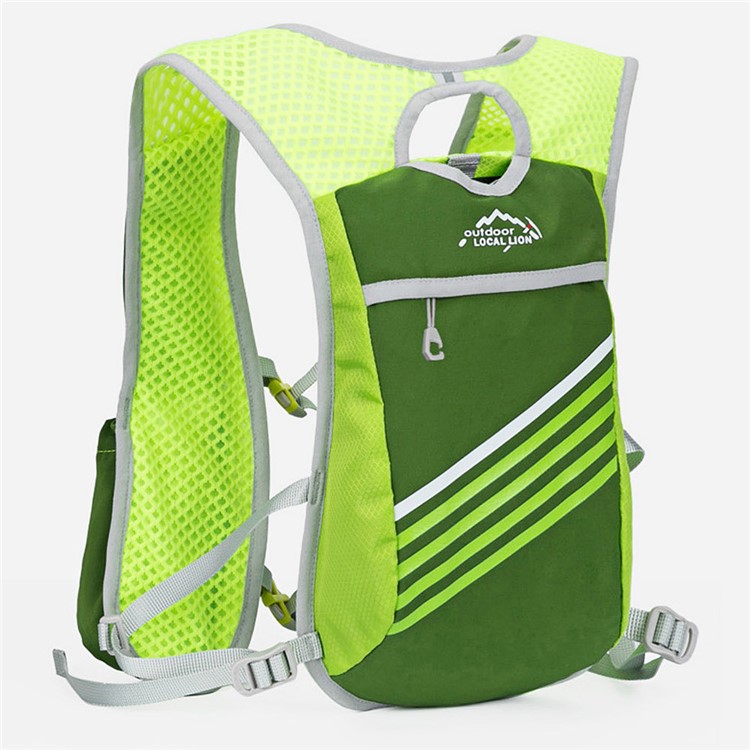 LOCAL LION 567 20L Lightweight Water Resistant Polyester Outdoor Traveling Knapsack - Green-1