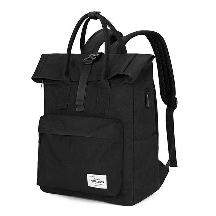 LOCAL LION 562 Multi-function 20-35L Big Capacity Outdoor Sport Backpack with USB Charge Port - Black-1