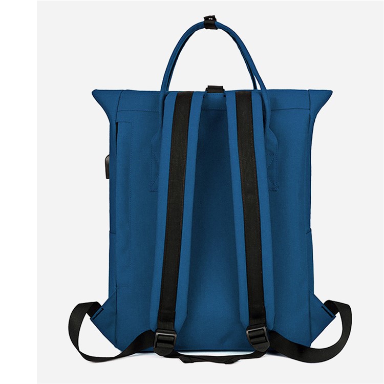 LOCAL LION 562 Laptop Backpack Anti-thief Tear/Water Resistant Travel Bag with USB Charge Port - Blue-3