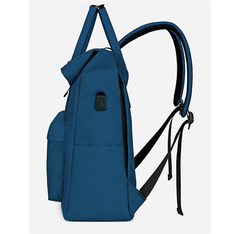 LOCAL LION 562 Laptop Backpack Anti-thief Tear/Water Resistant Travel Bag with USB Charge Port - Blue-5