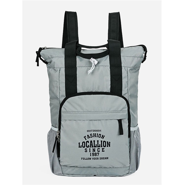 LOCAL LION 566 Multi-functional Outdoor 20L Backpack Lightweight Hand Carry Bag - Black + Grey-2
