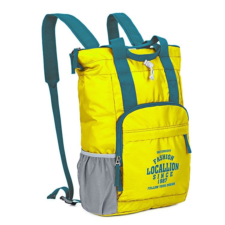 LOCAL LION 566 Lightweight 20L Hand Carry Bag Waterproof Outdoor Travel Backpack - Yellow-1