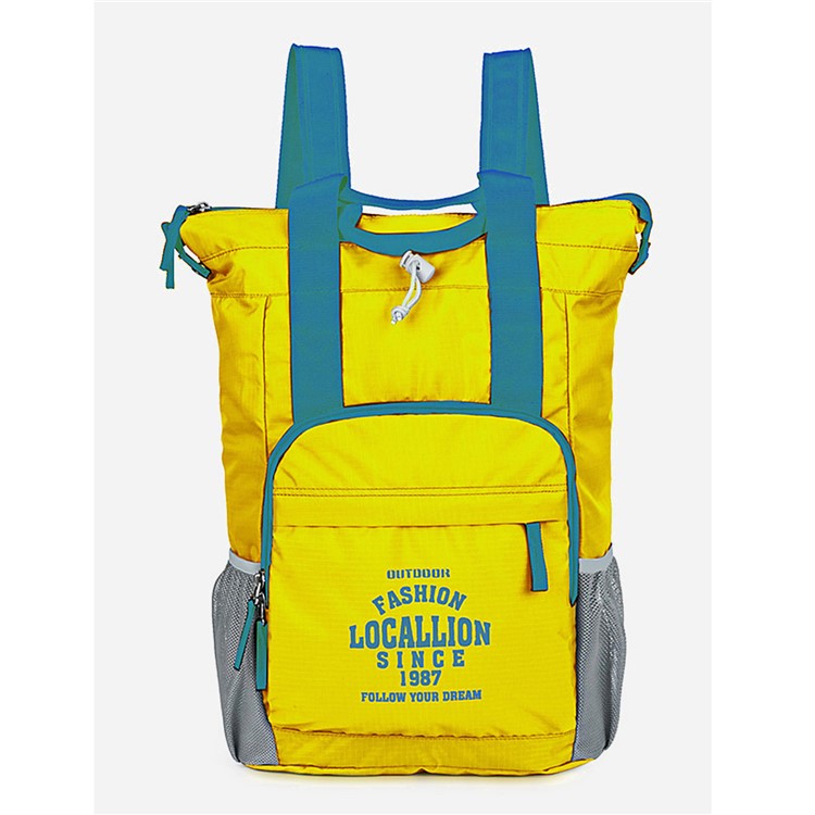 LOCAL LION 566 Lightweight 20L Hand Carry Bag Waterproof Outdoor Travel Backpack - Yellow-2