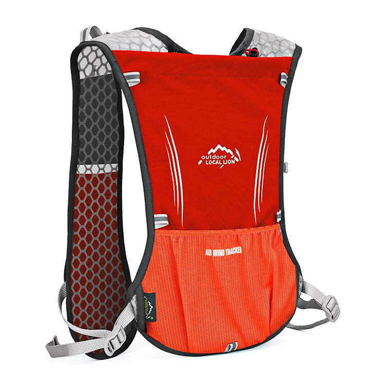 LOCAL LION 561 20L Water Resistant Polyester Breathable Cycling Hiking Backpack - Red-1