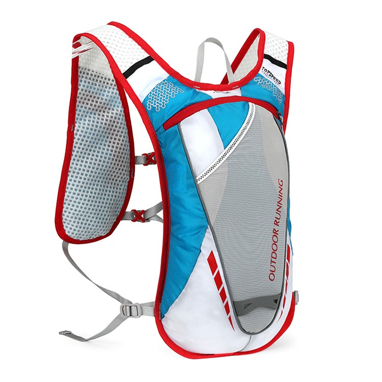 LOCAL LION 559 20L Water Resistant Polyester Sports Knapsack for Riding Hiking Climbing - Blue/Red-2