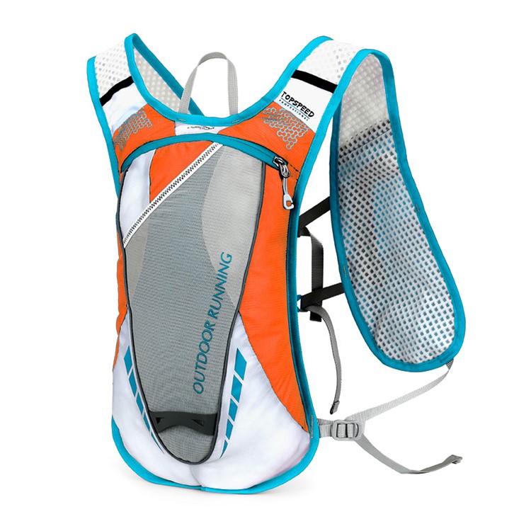 LOCAL LION 559 20L Casual Waterproof Polyester Shoulder Bag for Riding Hiking Climbing - Orange/Blue-1