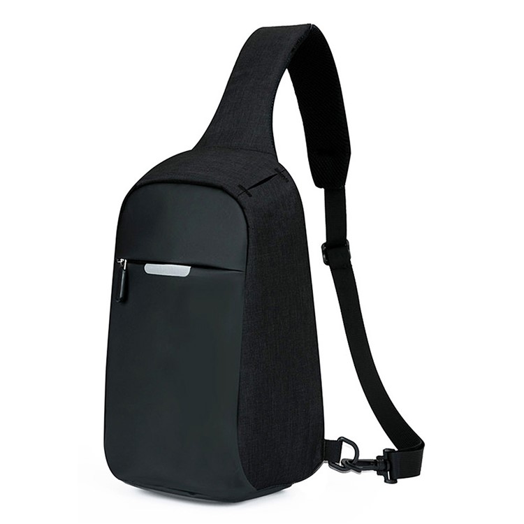 6630 Fashion Waterproof Chest Bag Crossbody Bag for Men - Black-1