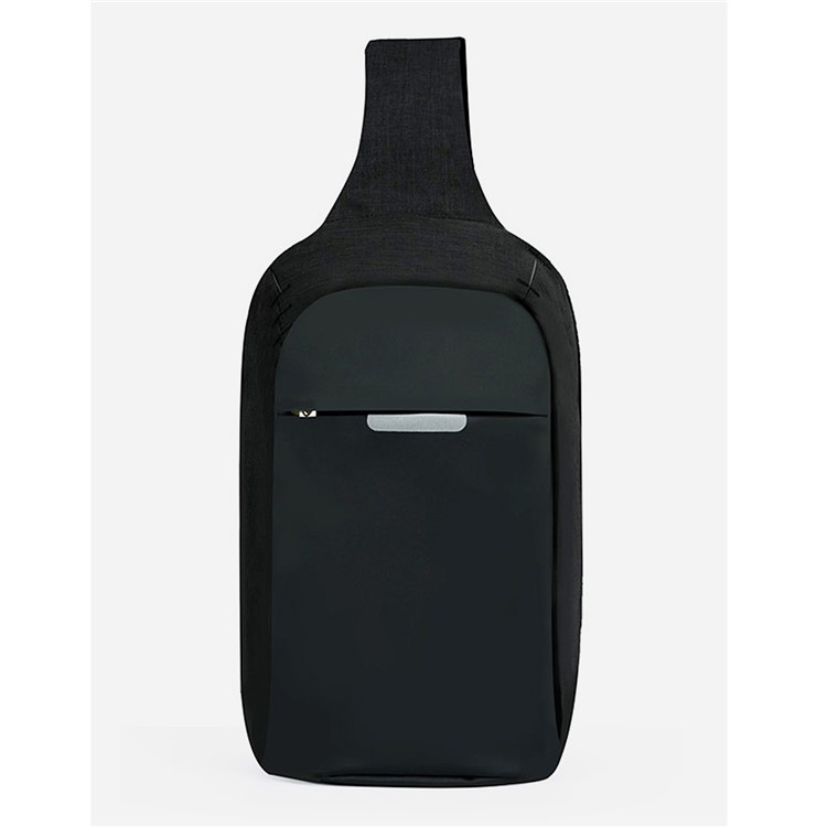 6630 Fashion Waterproof Chest Bag Crossbody Bag for Men - Black-2