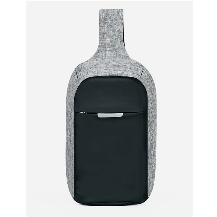 6630 Fashion Lightweight Waterproof Chest Bag Crossbody Bag for Men - Grey-2