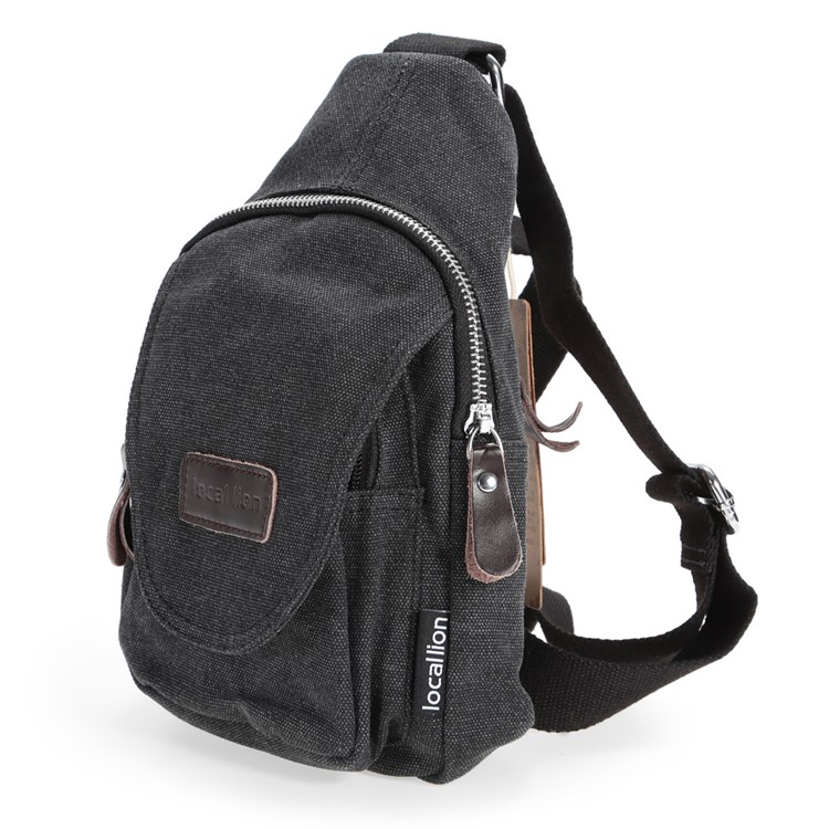 LOCAL LION 1320 10L Sling Bag Outdoor Sports Casual Chest Bag - Black-5
