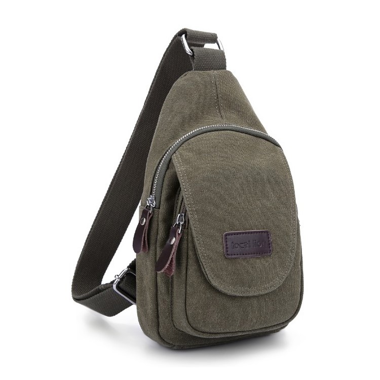 LOCAL LION 1320 10L Chest Bag Crossbody Single Shoulder Bag - Army Green-1